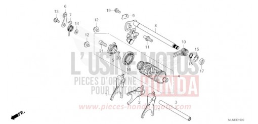 GEARSHIFT DRUM (1) CRF1100A3S de 2025